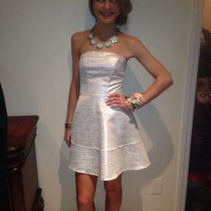 Express Strapless dress